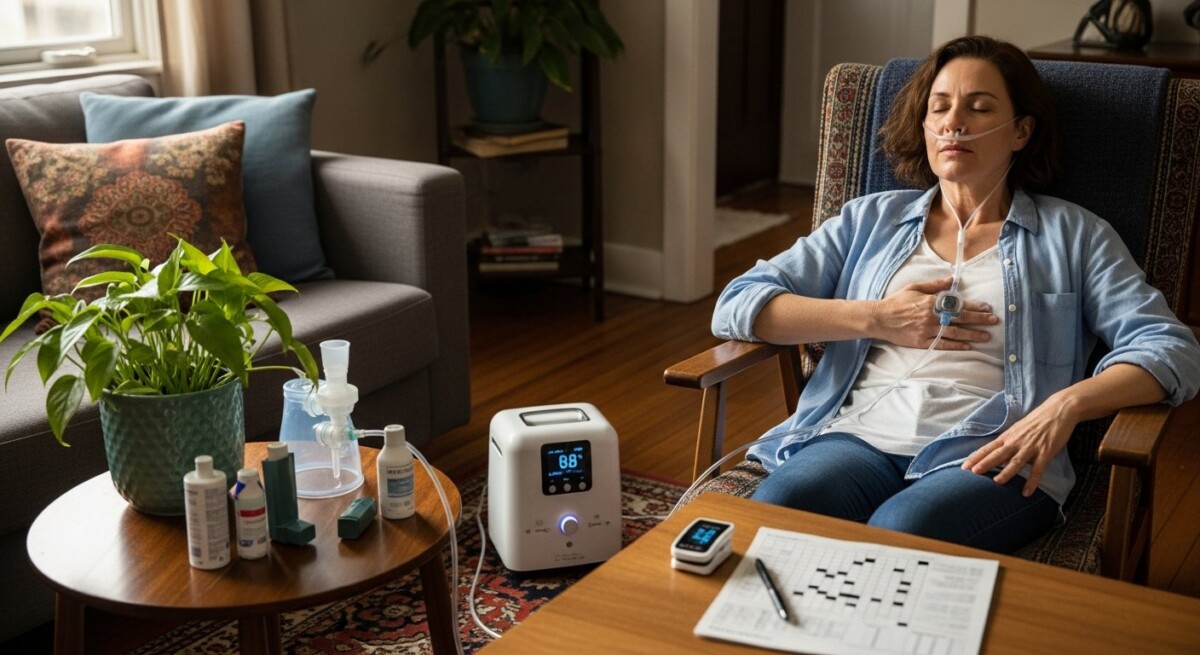 In-home respiratory therapy for COPD patients
