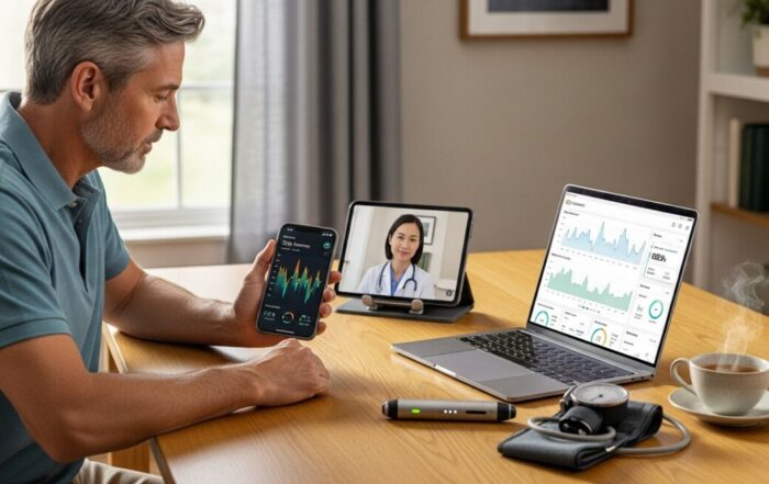 Managing diabetes remotely with telehealth tools