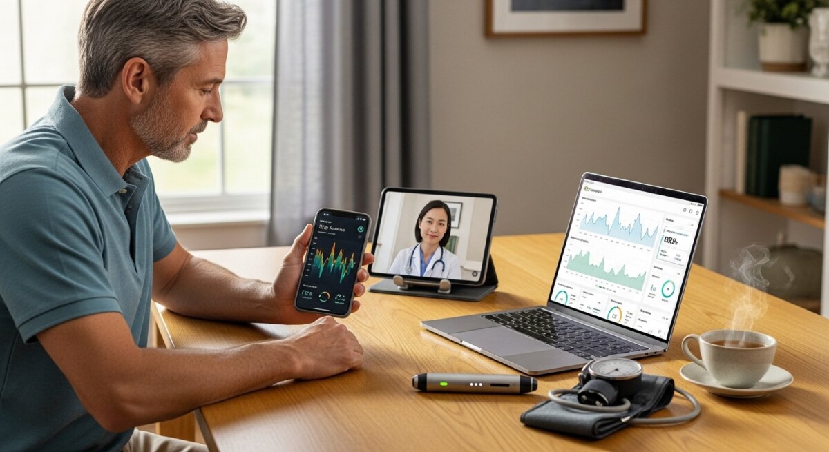 Managing diabetes remotely with telehealth tools