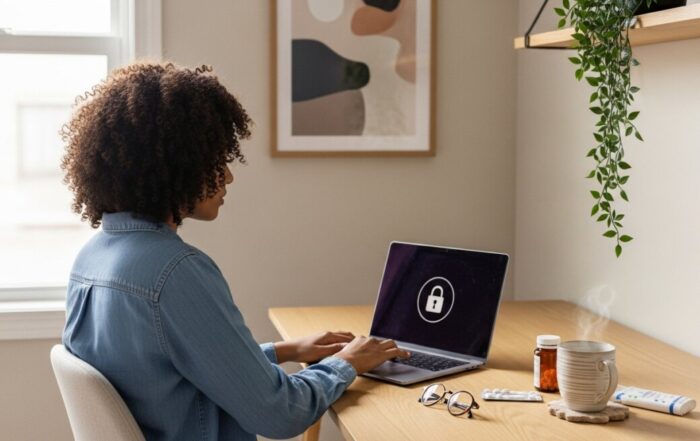 Protecting patient data during virtual medical consultations