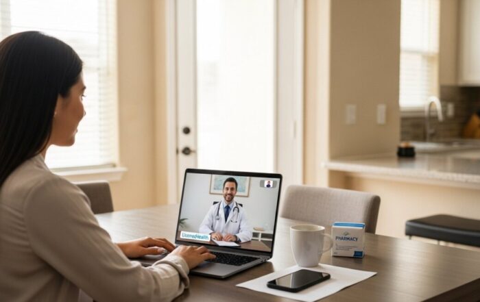 McAllen, Texas remote physician visits via video chat