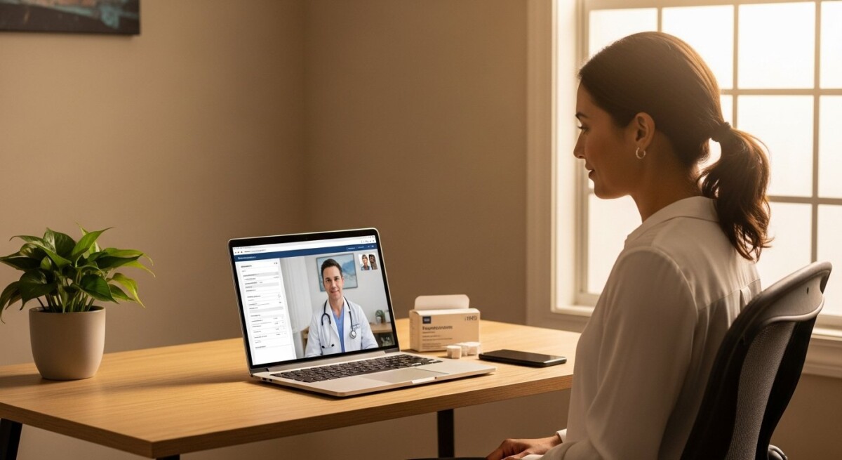 Online prescription process walkthrough