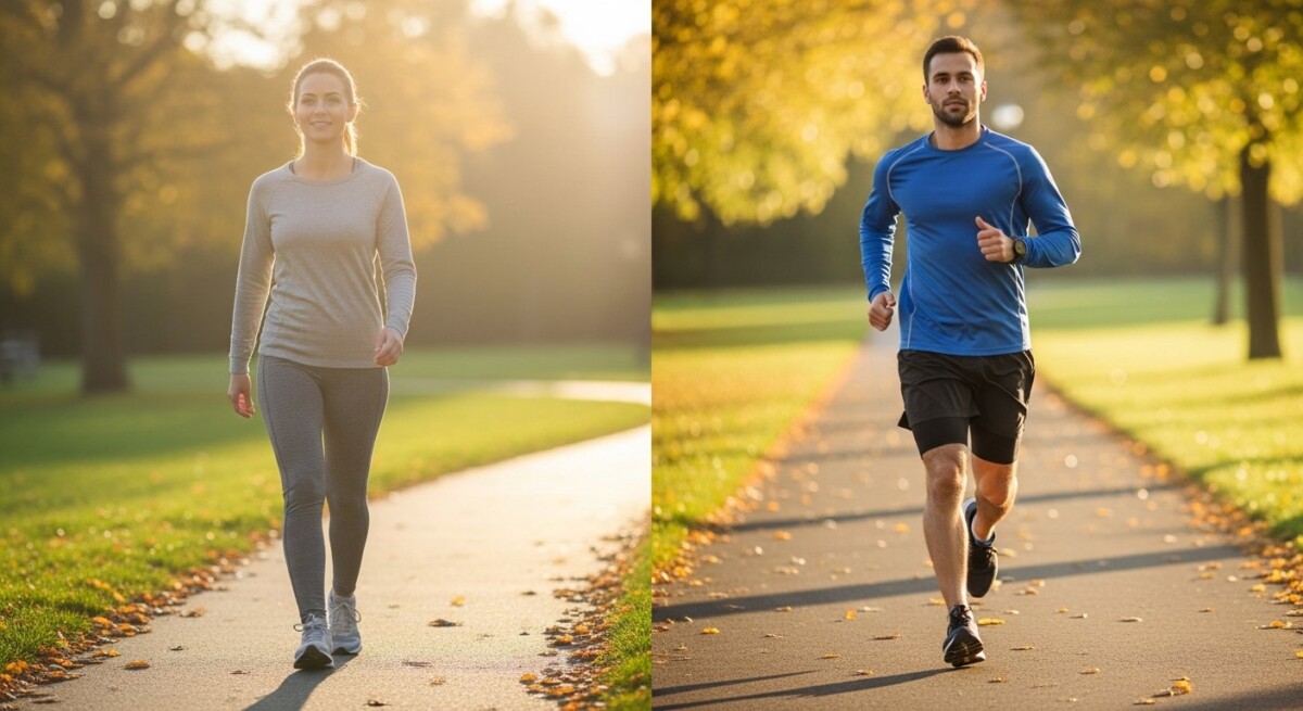 walking vs running for weight loss