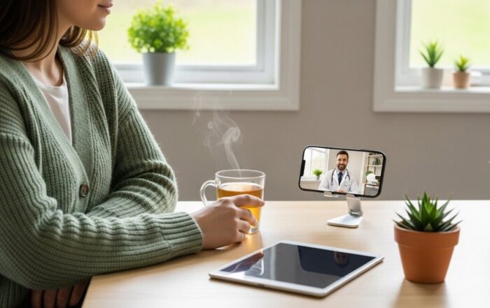 Evansville, Indiana telemedicine doctor visits from home