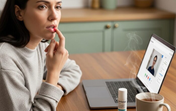 Herpes on the Face Symptoms and Treatment Options