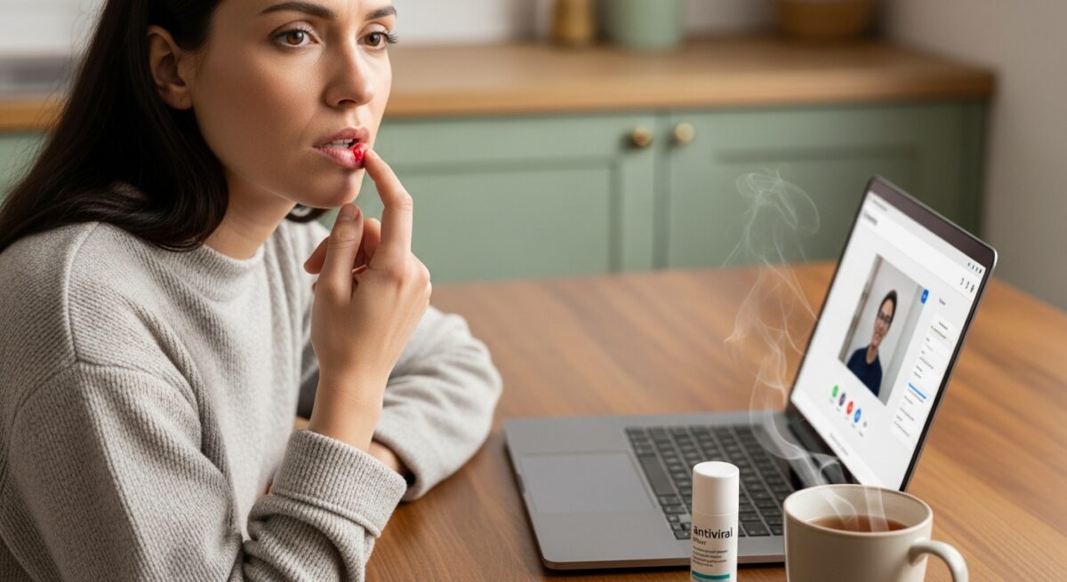 Herpes on the Face Symptoms and Treatment Options