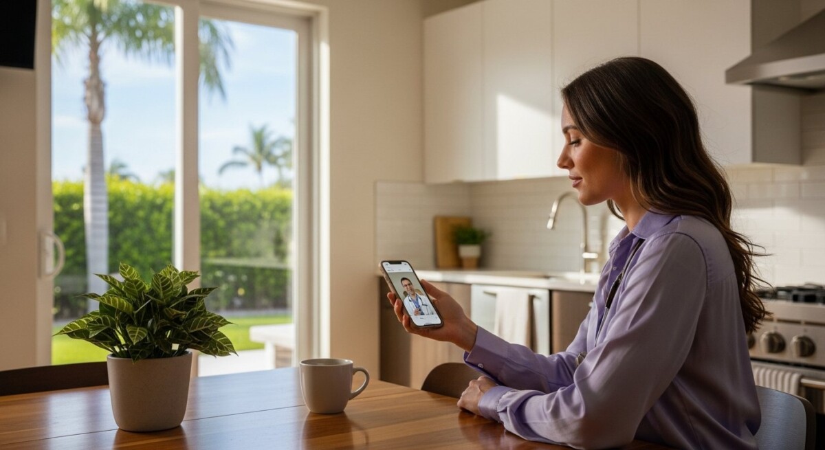 West Palm Beach, Florida remote physician visits via video chat