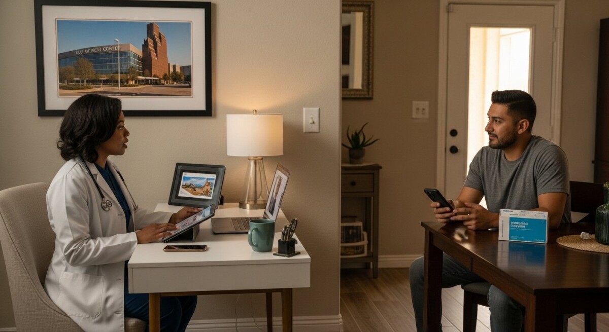 Houston, Texas remote healthcare consultations with physicians