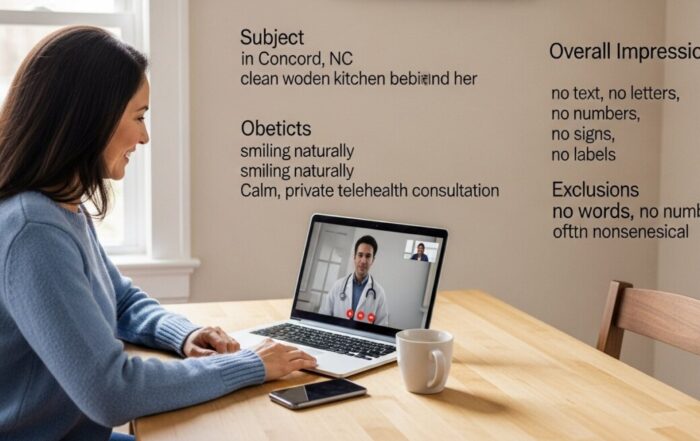 Concord, North Carolina remote physician visits via video chat