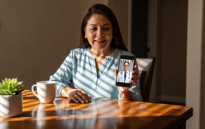 San Angelo, Texas remote physician visits via video chat